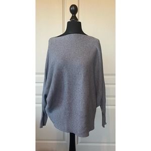 Grey oversized vintage knit sweater